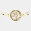 Fashnzfab Metal Bubble Starfish Hook Bracelet Gold In Gold