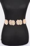 Fashnzfab Metal Chain Belt In Gold