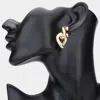 Fashnzfab Metal Chain Link Dangle Earrings - Gold In Gold