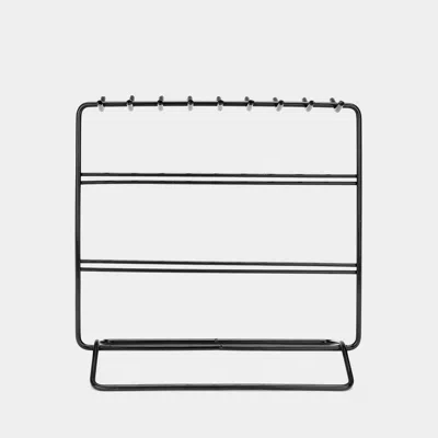 Fashnzfab Metal Jewelry Display Stand In Black