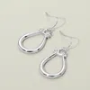 Fashnzfab Metal Open Abstract Teardrop Dangle Earrings In Multi