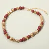 Fashnzfab Metallic Accent Chunky Beaded Statement Necklace In Multi