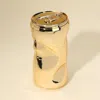 Fashnzfab Metallic Fun Unique Soda Can Clutch Bag / Crossbody Bag In Gold