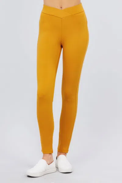 Fashnzfab Mid-rise Ponte Pants