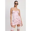 Fashnzfab Mini Halter Polka Dot Dress
