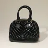 Fashnzfab Mini Jelly Tote Bag In Black