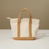 Fashnzfab Mini Multi Purpose Compact Canvas Tote Bag In Gray