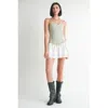 Fashnzfab Mini Sleeveless Denim Dress