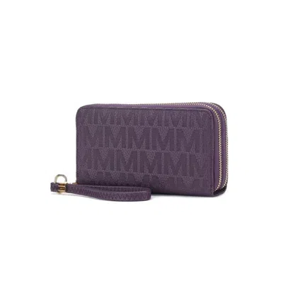 Fashnzfab Mkf Lisbette Embossed M Signature Wallet By Mia K