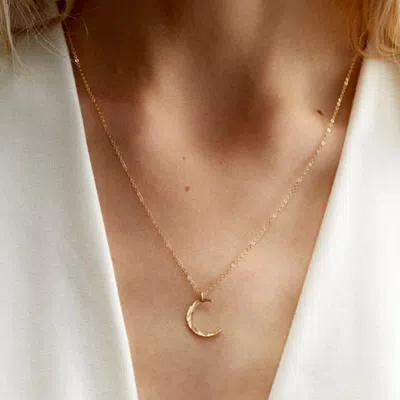 Fashnzfab Moon Phase Necklace In Multi