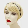 Fashnzfab Mottled Link Stretch Headband In Multi