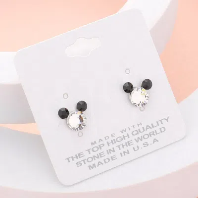 Fashnzfab Mouse Character Stud Earrings In Multi