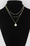 Fashnzfab Multi Bead Necklace In Multi