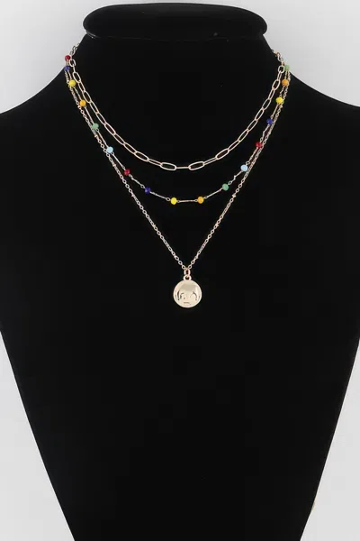 Fashnzfab Multi Bead Necklace