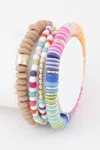 Fashnzfab Multi Beaded Bracelet In Multi