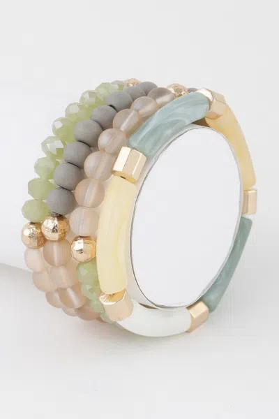 Fashnzfab Multi Beaded Tube Bracelet