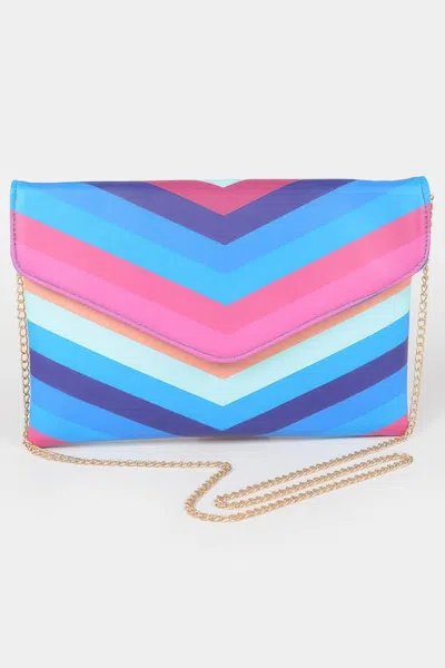 Fashnzfab Multi Color Envelope Clutch