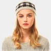 Fashnzfab Multi Colored Tile Pattern Earmuff Headband In Gray