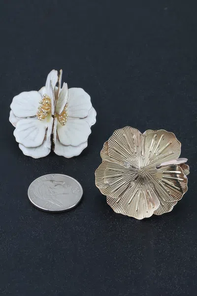 Fashnzfab Multi Dimensional Blossom Earrings