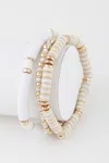 Fashnzfab Multi Layered Bracelet In Silver