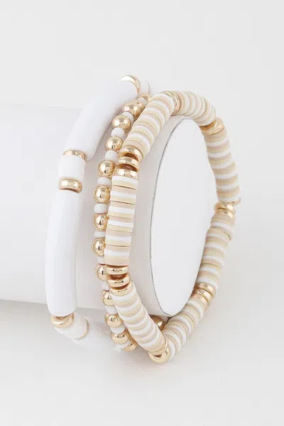Fashnzfab Multi Layered Bracelet In Silver