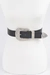 Fashnzfab Multi Metal Belt In Black