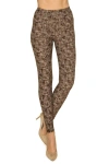 Fashnzfab Multi Print, Full Length, High Waisted Leggings In A Fitted Style With An Elastic Waistband In Multi
