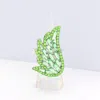Fashnzfab Multi Stone Embellished Angel Wing Stretch Ring In Green
