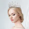 Fashnzfab Multi Stone Embellished Queen Tiara In Metallic