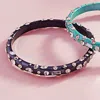 Fashnzfab Multi Stone Paved Bangle Bracelet Jet Black In Black