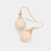 Fashnzfab Natural Stone Dangle Earrings In Multi