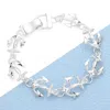 Fashnzfab Nautical Anchor Link Magnetic Bracelet Silver In Silver