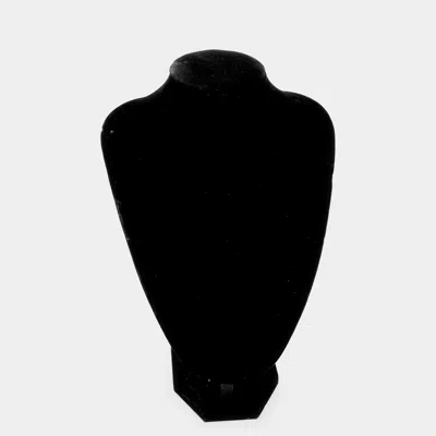 Fashnzfab Necklace Jewelry Velvet Holder Display Stand In Black