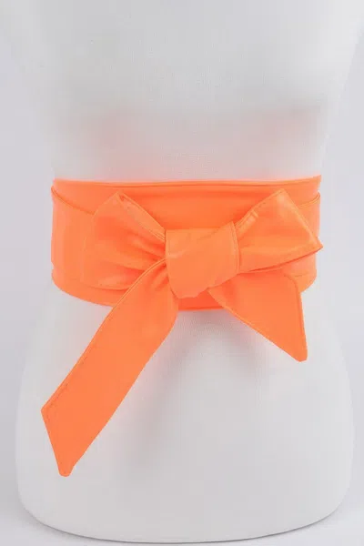 Fashnzfab Neon Color Kimono Belt In Pattern