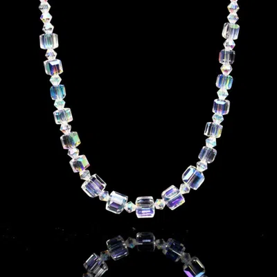 Fashnzfab Northern Lights Necklace In Multi