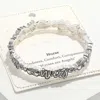 Fashnzfab Nurse Message Antique Metal Stretch Bracelet Ab, Antique Silver In Silver