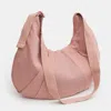Fashnzfab Nylon Puffer Crossbody Bag In Pink