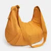Fashnzfab Nylon Puffer Crossbody Bag In Yellow