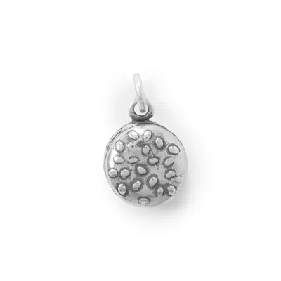Fashnzfab Oh Yum! Oxidized 3d Hamburger Charm In Purple