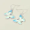 Fashnzfab Ombre Butterfly Dangle Earrings In Multi