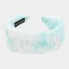 Fashnzfab Ombre Plated Headband In Blue