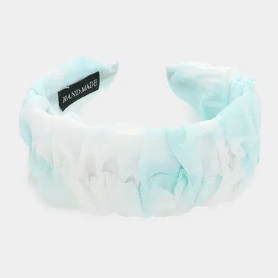 Fashnzfab Ombre Plated Headband In Blue