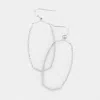 Fashnzfab Open Metal Earrings In Multi