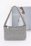 Fashnzfab Oversized Stone Small Hobo Bag In Multi