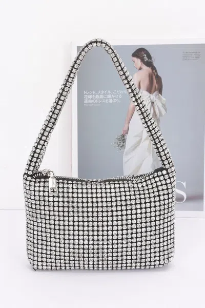 Fashnzfab Oversized Stone Small Hobo Bag In Multi