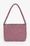 Fashnzfab Oversized Stone Small Hobo Bag In Pink