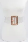 Fashnzfab Oversized Transparent Pvc Belt In Multi
