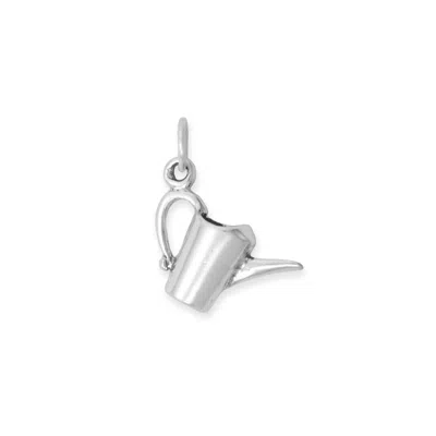 Fashnzfab Oxidized 3d Long Spout Watering Can Charm In Pattern