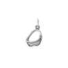 Fashnzfab Oxidized 3d Ski Goggles Charm In Metallic