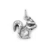 Fashnzfab Oxidized 3d Squirrel Charm In Red